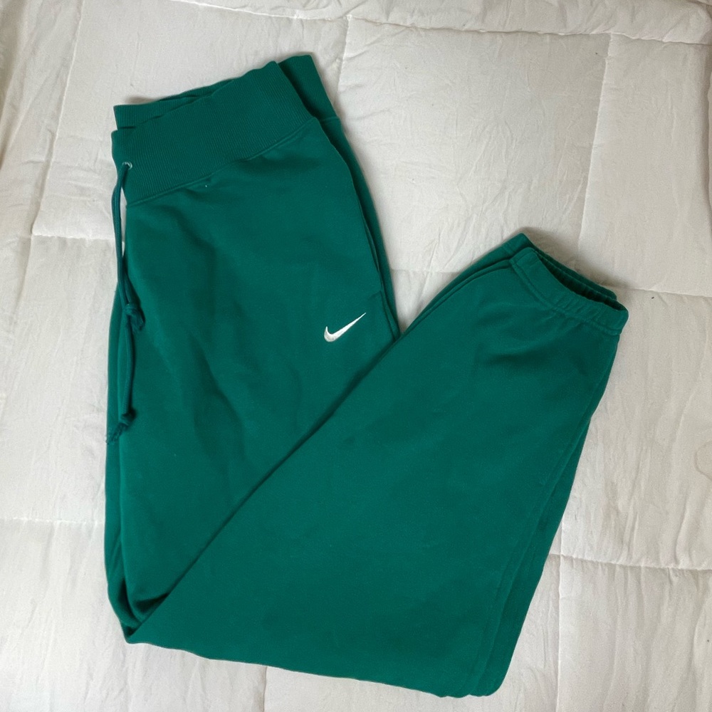 Green Nike Phoenix Joggers